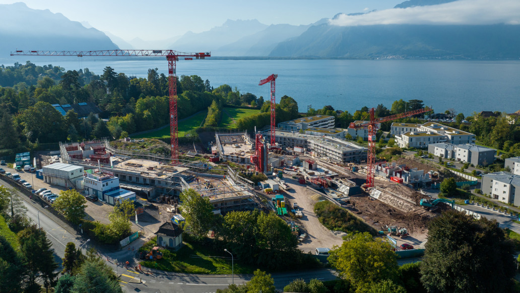 Quartier Sully en construction, sur la Riviera