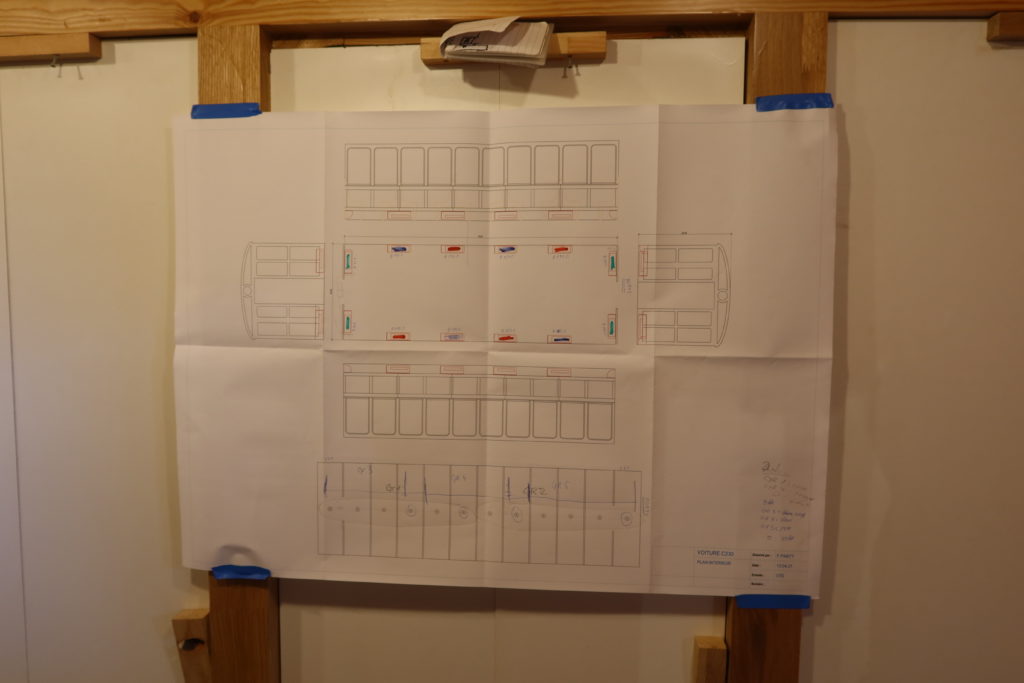 Das Schema mit der Heizkörperverteilung