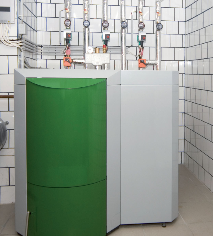 Une chaudière à pellets installée par Groupe E