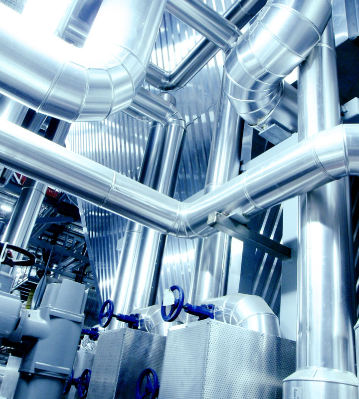 Conduites transportant de l’eau destinée au chauffage et à des usages industriels