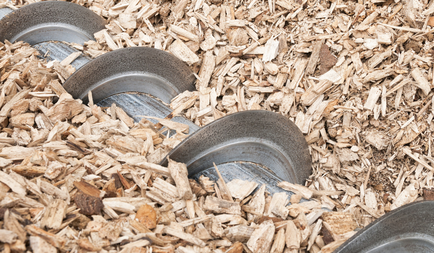 Pellets de bois utilisés pour une chaudière installée par Groupe E