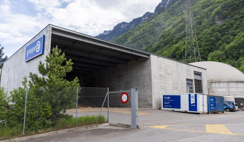 Centrale de chauffe de Villeneuve, exploitée par Groupe E