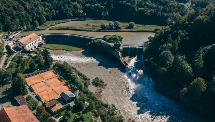 Barrage de la Maigrauge exploité par Groupe E