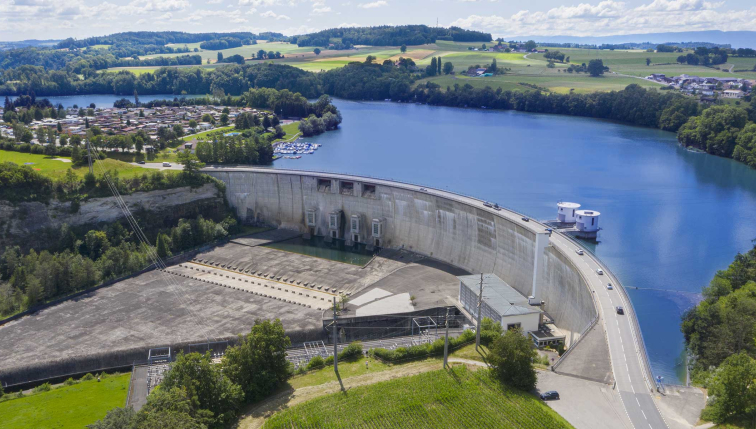 Barrage de Schiffenen exploité par Groupe E