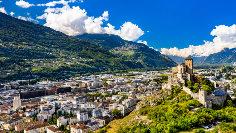 Valais ville de Sion