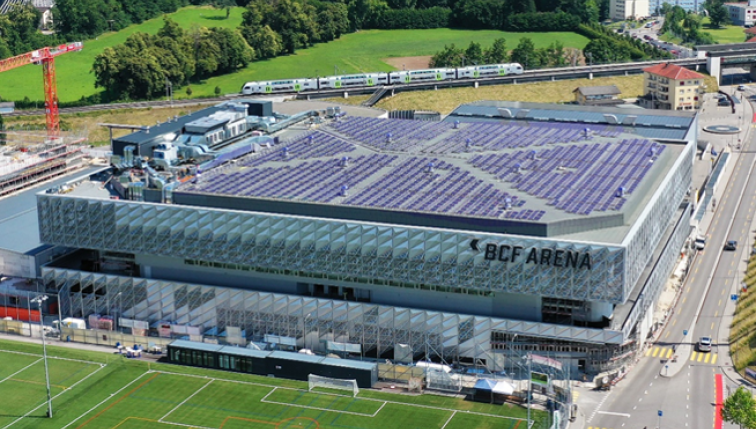 La BCF Arena à Fribourg