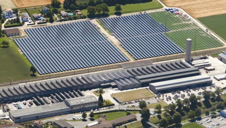 Le plus grand projet suisse de production d’énergie solaire voit le jour à Payerne