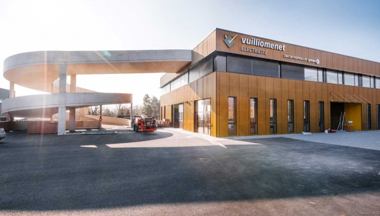 Vuilliomenet Electricité SA investit son nouveau siège à Boudry