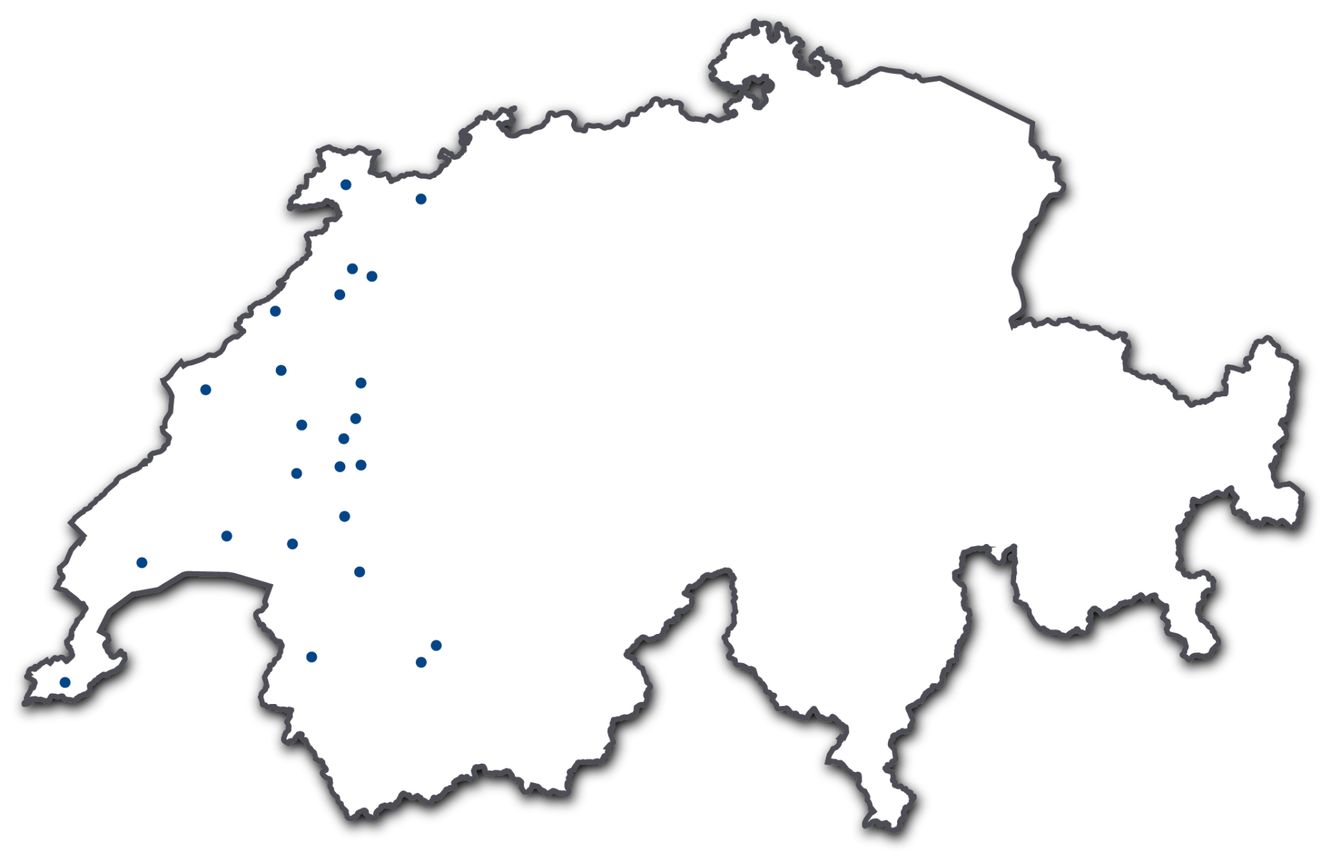 carte des succursales Groupe E