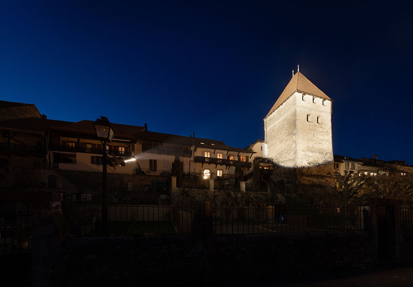 Eclairage de patrimoine à Avenches