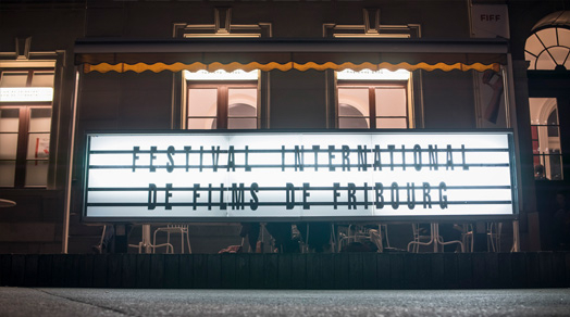 Enseigne du FIFF, à Fribourg